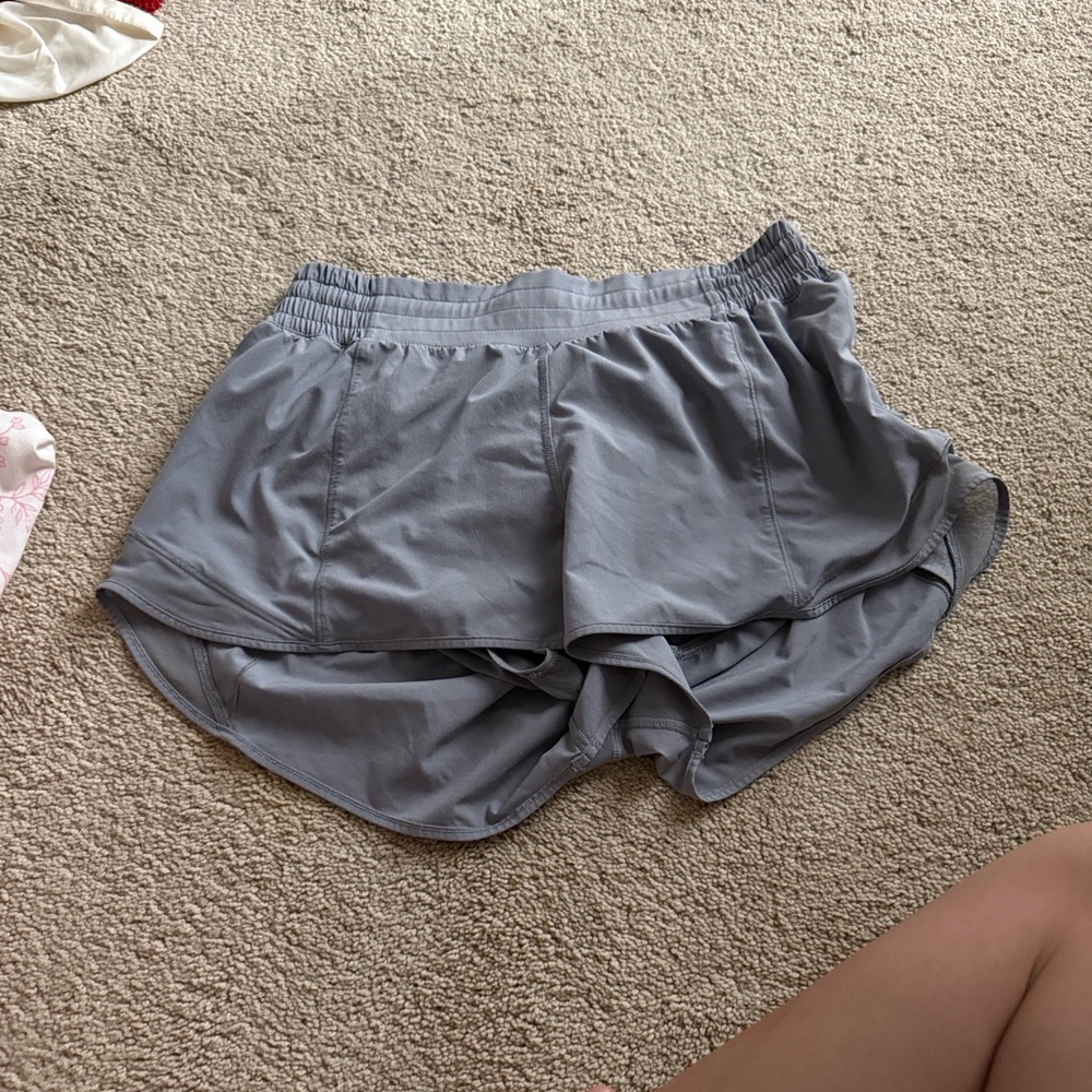 lululemon athletica Light Gray Women's Athletic Shorts